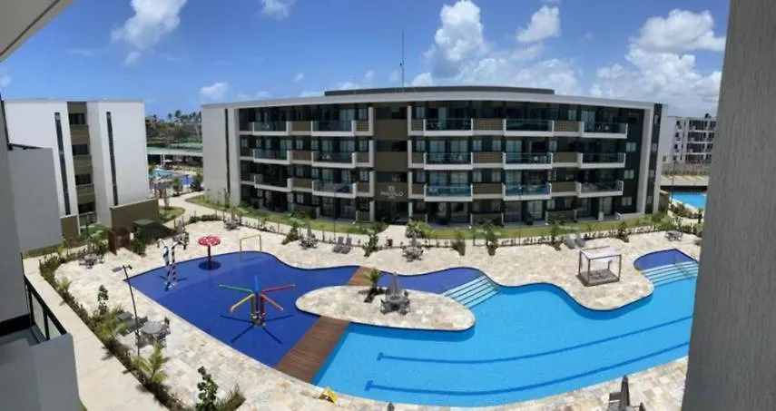 Mana Beach Muro Alto - 2 quartos e Varanda frente piscina-1